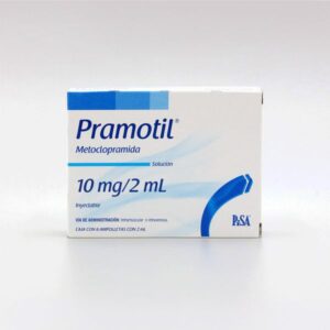 Pramotil® Frasco AMP 10 mg / 2 ml Caja C/ 6.