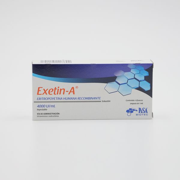 Exetin-A® Solución Inyectable 4000 UI.