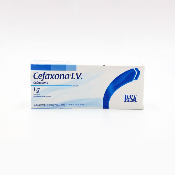 Cefaxona® I.V. Solución Inyectable Frasco AMP 1g / 10 ml.